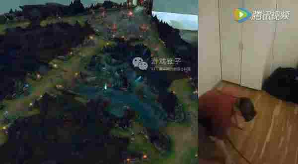 用VR头盔看LOL比赛,这上帝视角简直酷的一塌糊涂!