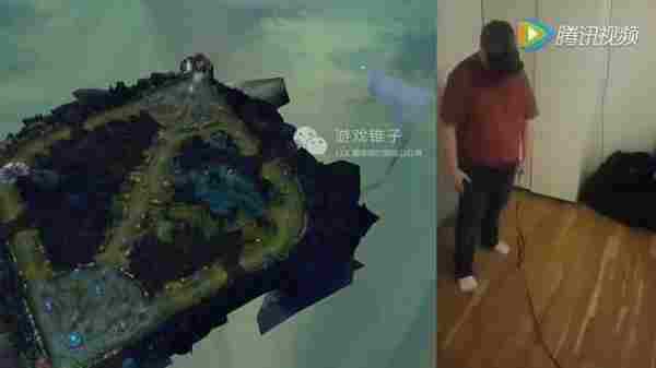 用VR头盔看LOL比赛,这上帝视角简直酷的一塌糊涂!