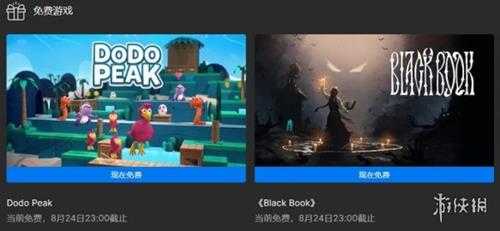 Epic喜加二:休闲闯关《渡渡鸟峰》和卡牌RPG《黑书》
