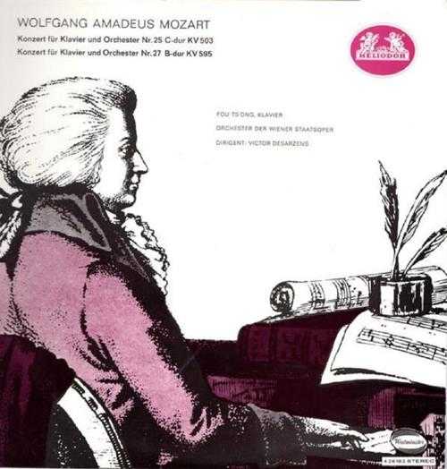莫扎特:第25、27号钢琴协奏曲25,27-茨冈,德萨尔曾斯1960【FLAC】